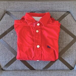 Red dress shirt lightly used